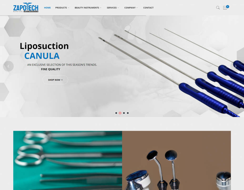 Zepotech surgical instruments